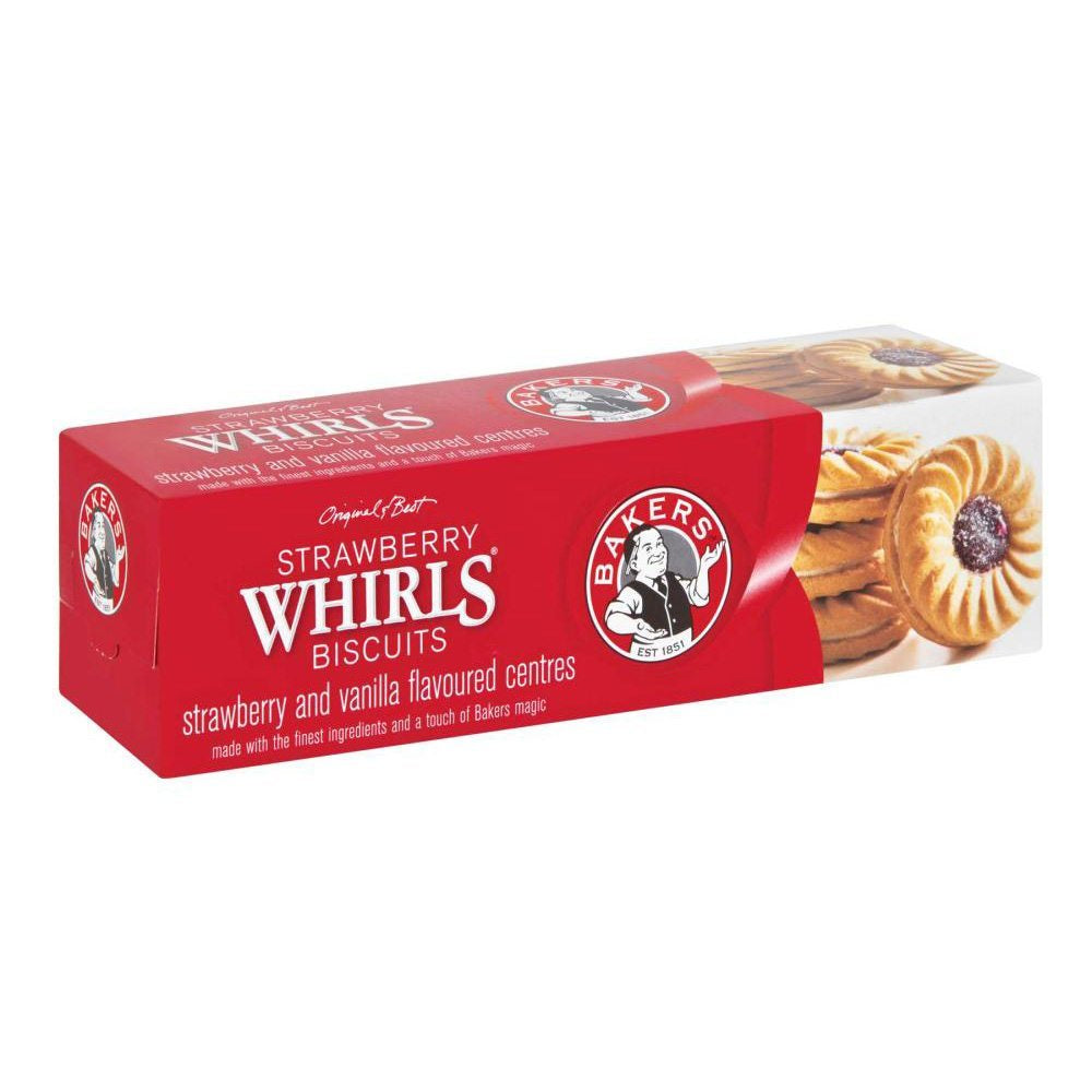 Bakers Strawberry Whirls 200G